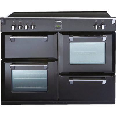 Stoves Richmond 1100Ei 110cm Electric Induction Range Cooker in Black Stoves Richmond 1100Ei 110cm Electric Induction Range Cooker in Black